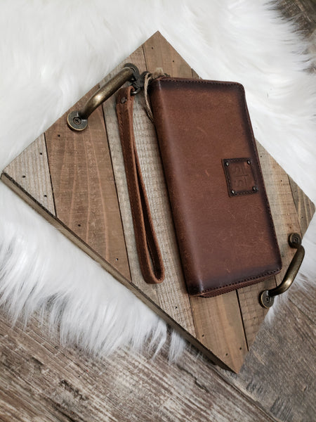 The Here and Now Brown Leather Wallet