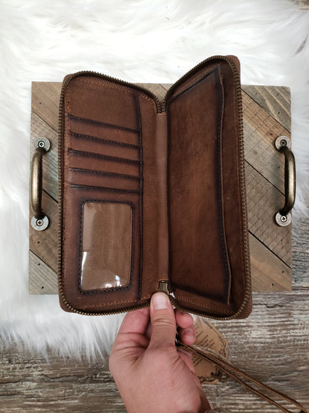 The Here and Now Brown Leather Wallet
