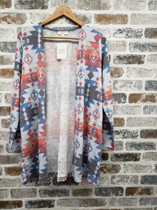 The Time Is Up Blue Cardigan