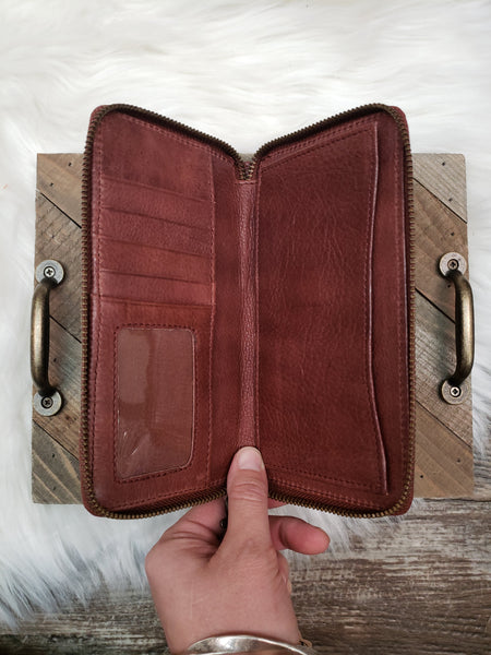 The Here and Now Red/Brown Wallet
