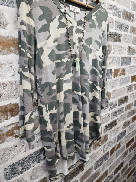 The Simple Days Camo Top