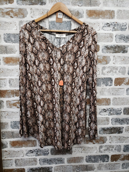 The Tuesday Brown Snake Top