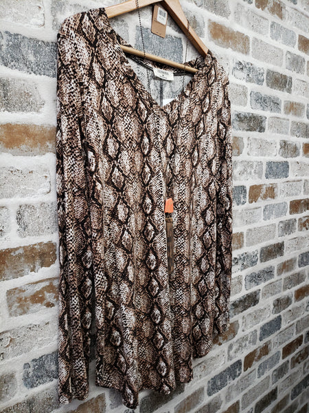 The Tuesday Brown Snake Top