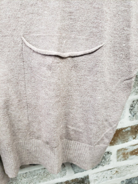 The Running Here Light Eggplant Cardigan