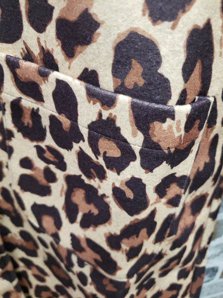 The Longing To See Leopard Long Jacket
