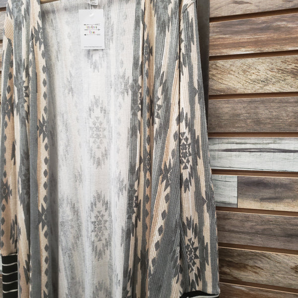 Take Some Time Charcoal Cardigan