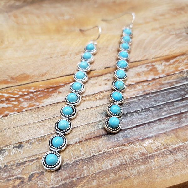 Long Time Turquoise Earrings