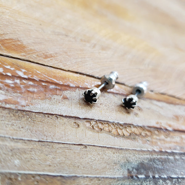The Black Tiny Studs