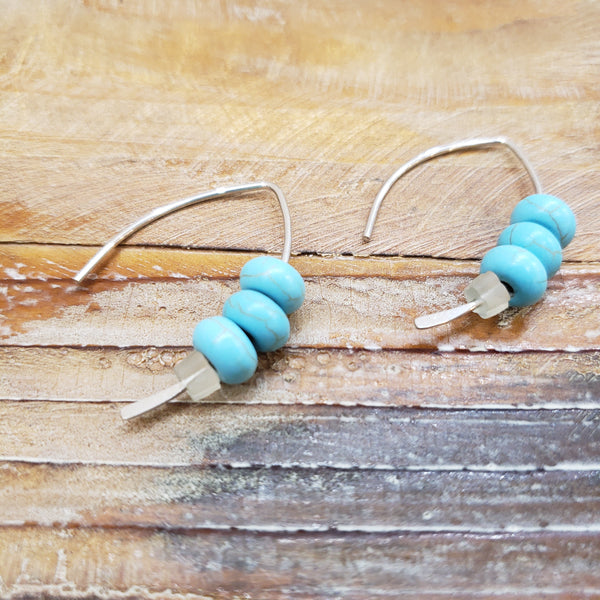 The Thoughtful Turquoise Earrings