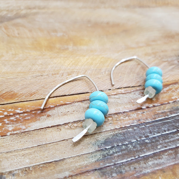 The Thoughtful Turquoise Earrings
