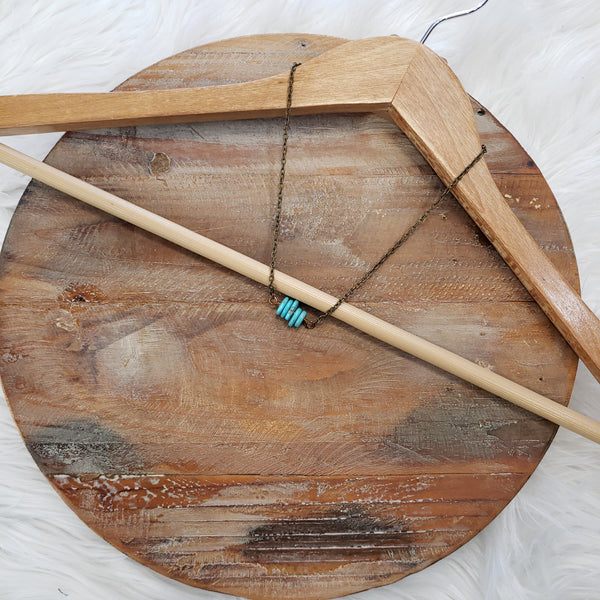 The Rocky Bar Turquoise Little Necklace