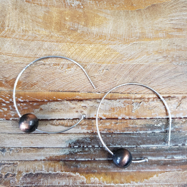 The Simple Silver Day Earrings
