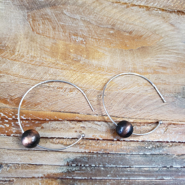 The Simple Silver Day Earrings