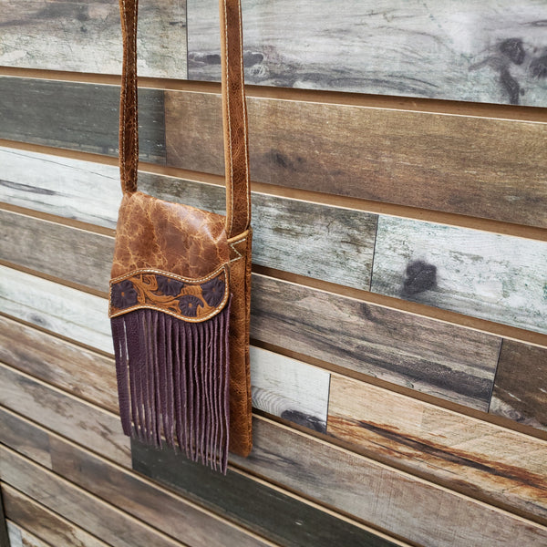 The Purple Fringe Purse