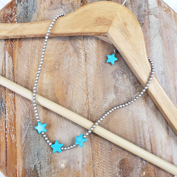The Starry Days Silver Necklace