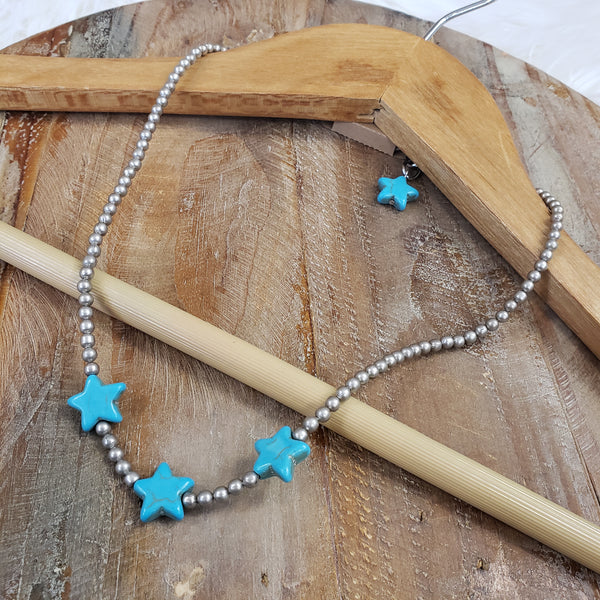 The Starry Days Silver Necklace