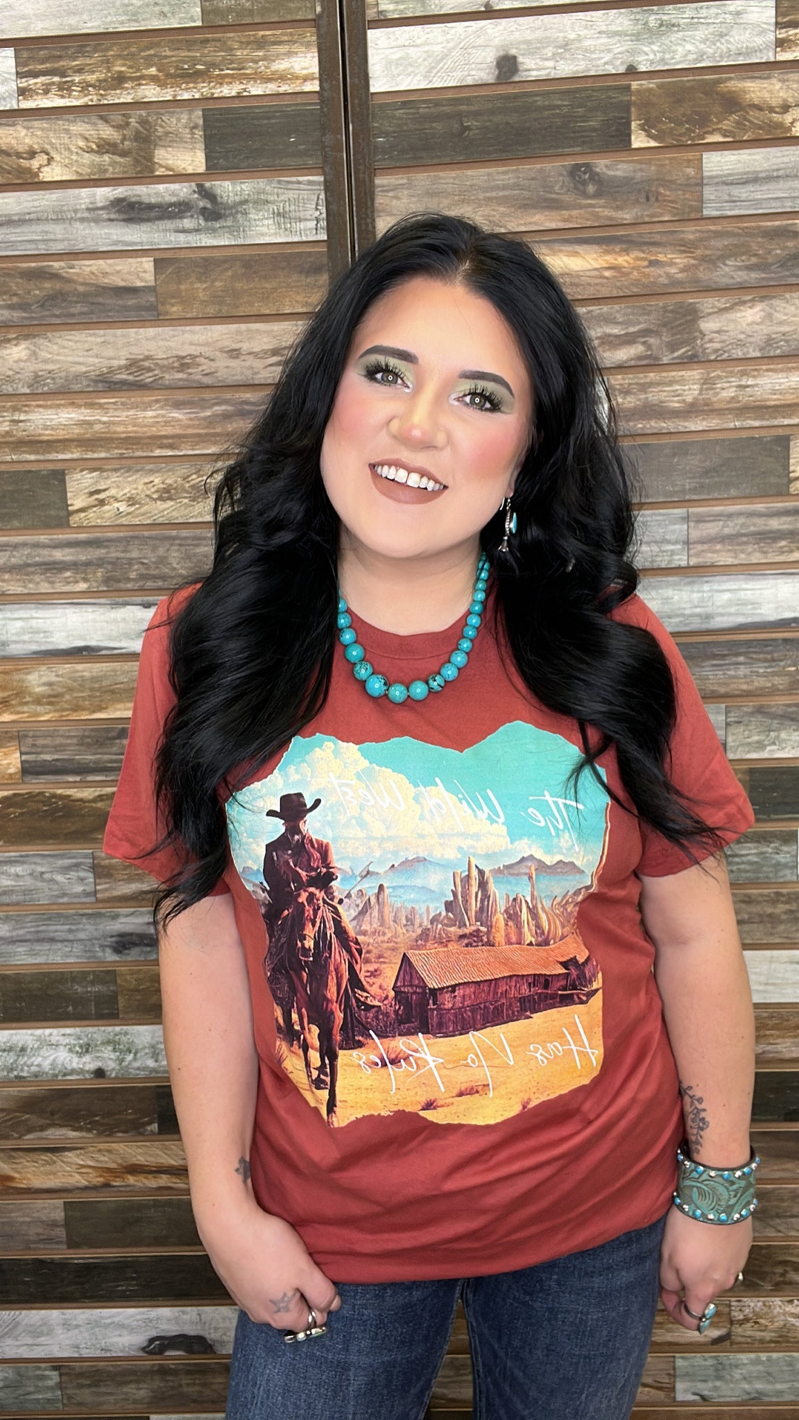 The Wild West Has No Rules Rust Tee
