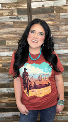 The Wild West Has No Rules Rust Tee