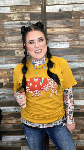 The Yellow Paisley Buffalo