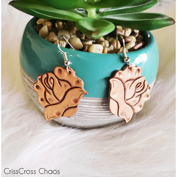 The Wendy Leather Earrings