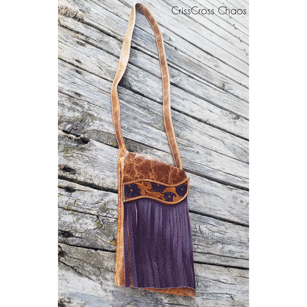 The Purple Fringe Purse